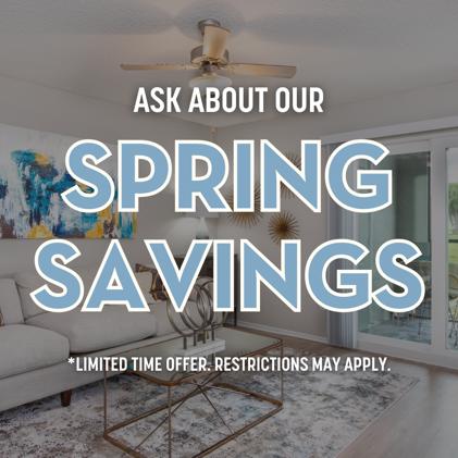 Spring Savings Graphic